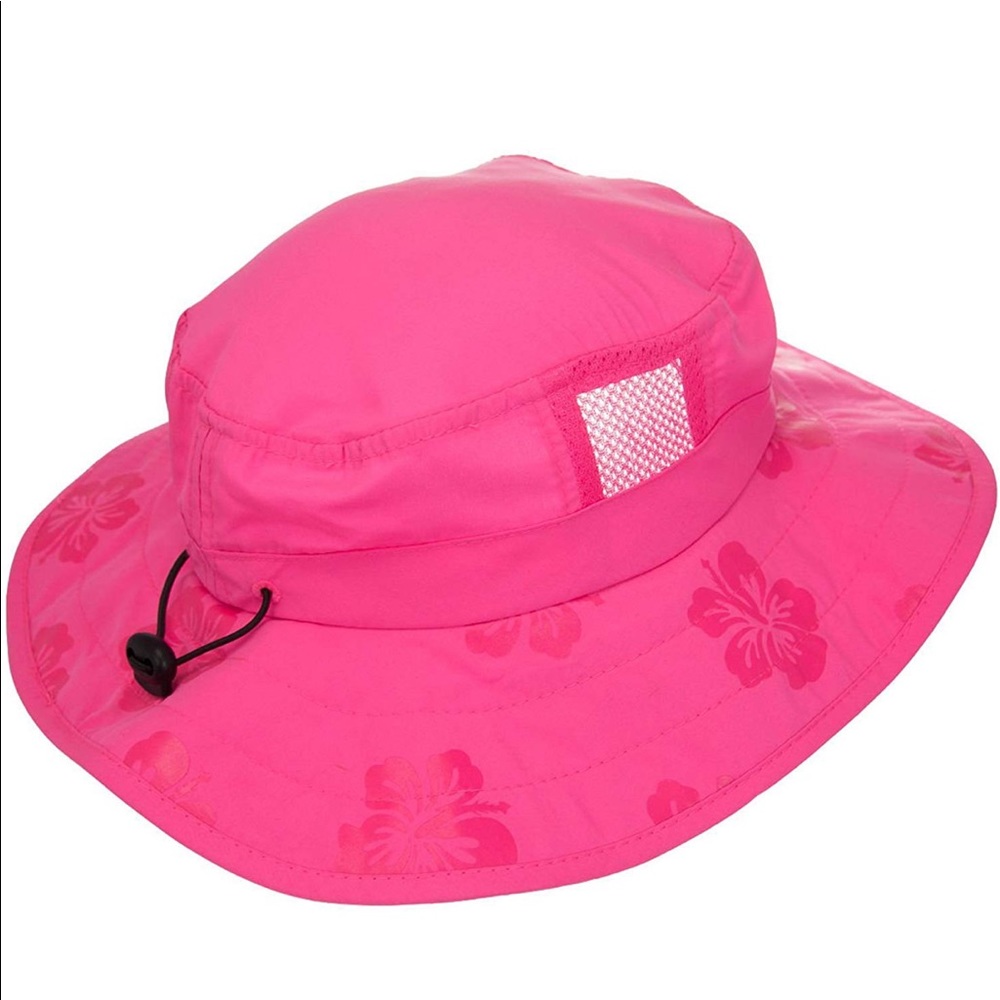 🌺 Girls pink safari hat!